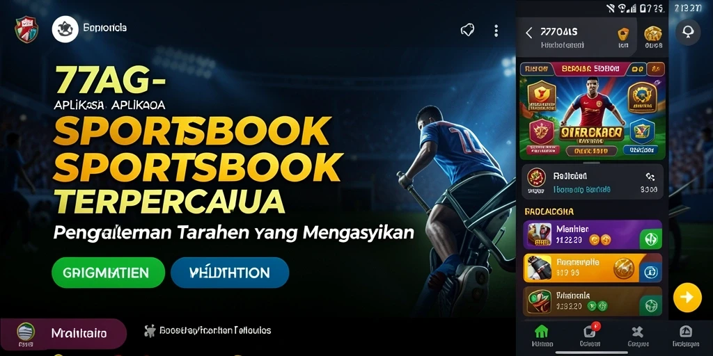 Tampilan visual menarik dari gameplay Sportsbook 77AG yang mengasyikkan.