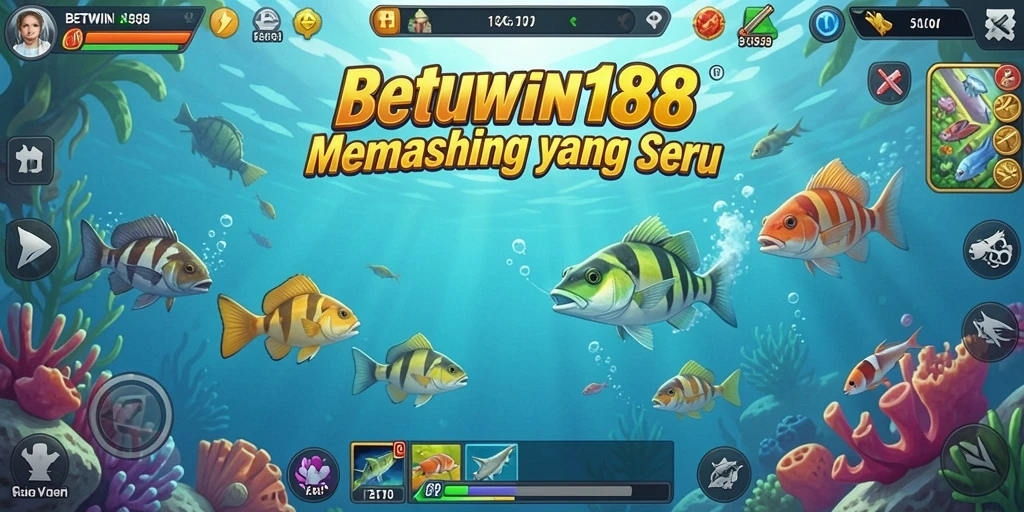 Tampilan menarik dari gameplay BETWIN188 yang menunjukkan aksi memancing.