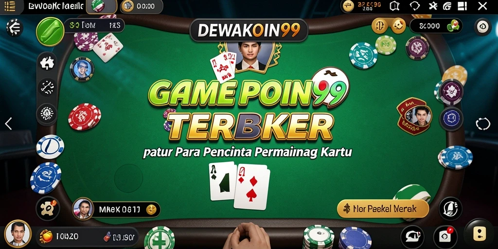Tampilan gameplay DEWAKOIN99 dengan aksi poker seru.