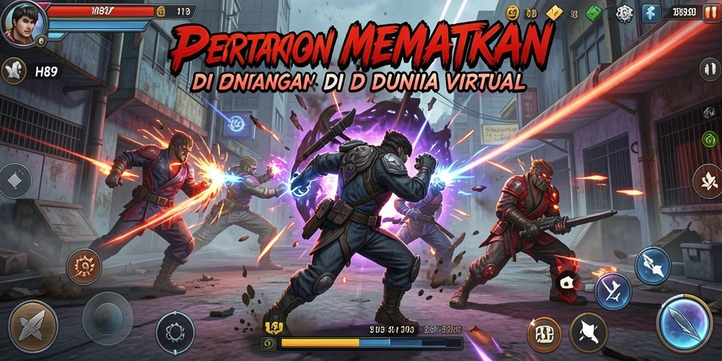 Tampilan gameplay H89 yang seru dengan aksi pertarungan memukau.