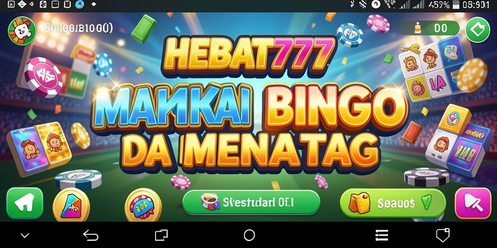 Tampilan gameplay Bingo yang seru dan interaktif di HEBAT777.