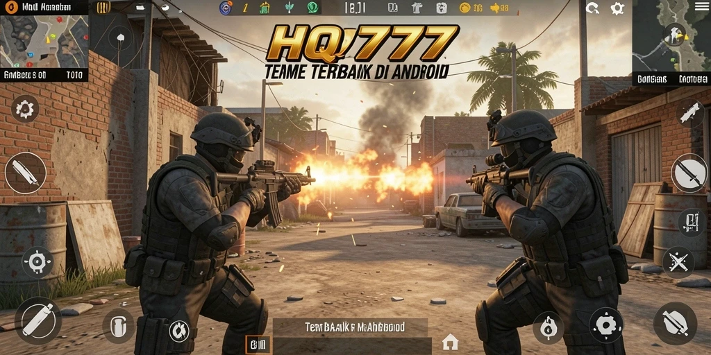 Gameplay mendebarkan HQ777 dengan aksi tembak-menembak intens.