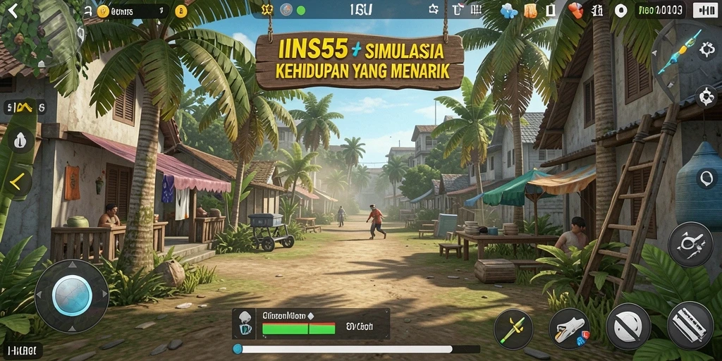 Tampilan gameplay INS55 yang menarik dan interaktif.
