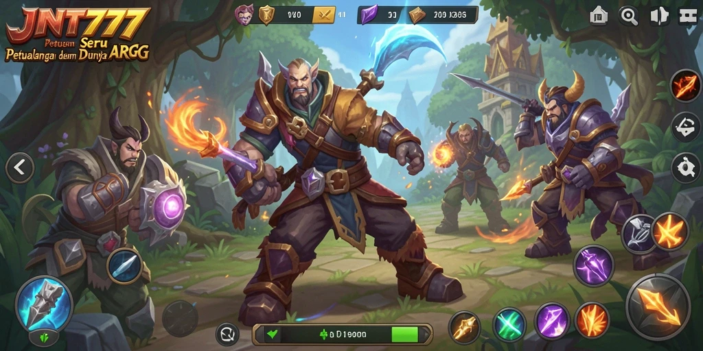 Tampilan gameplay seru dan mendebarkan dalam JNT777.