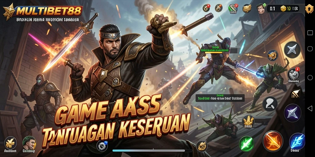 Tampilan gameplay seru dan mendebarkan di MULTIBET88.