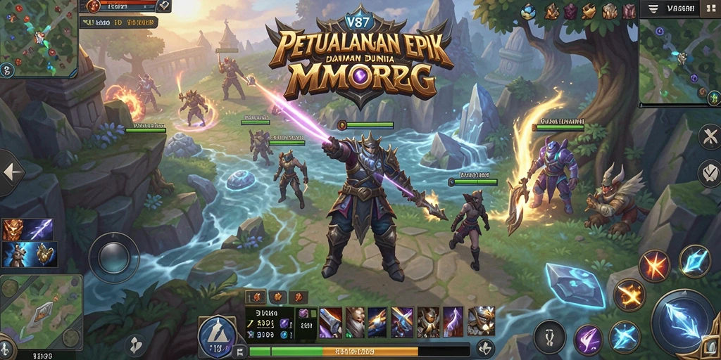 Tampilan gameplay V87 yang memukau dan mendalam.